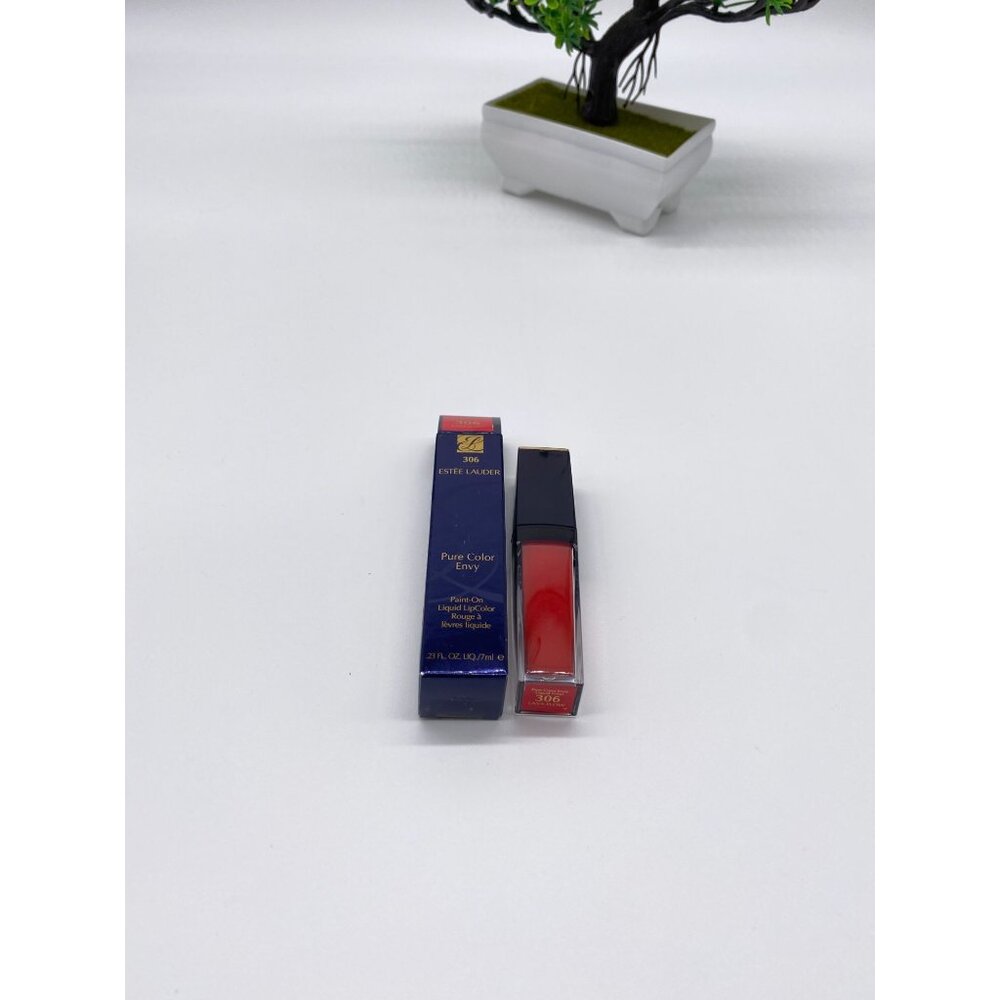 Estee Lauder Pure Color Envy Paint-On Liquid Lip Color, 306 Lava Flow. 0.23 Fl O - Picture 3 of 3
